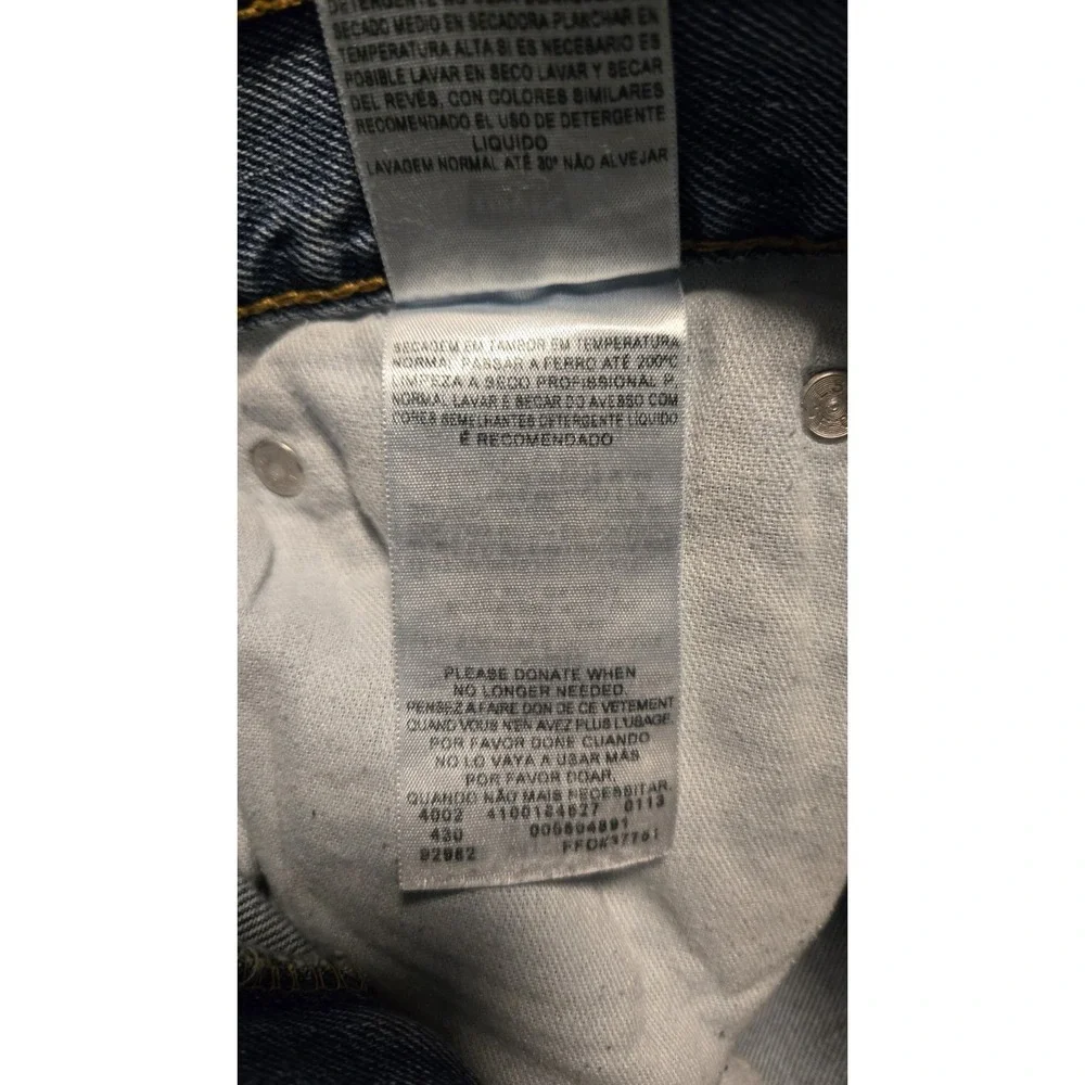 Levis 550 Mens Jeans 36x36 Relaxed Fit Light Wash Denim Classic Workwear